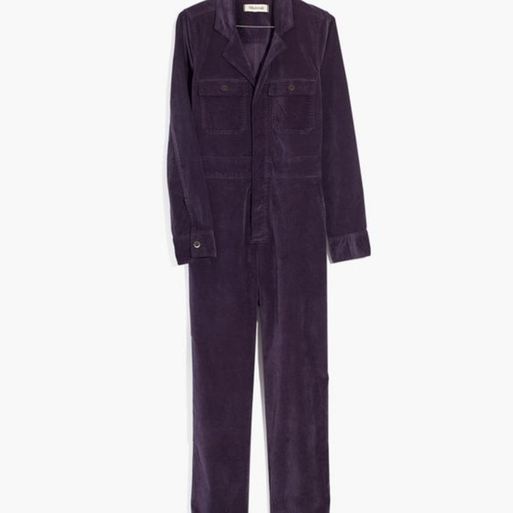 Madewell Velveteen Slim Coverall Jumpsuit - Picture 4 of 4
